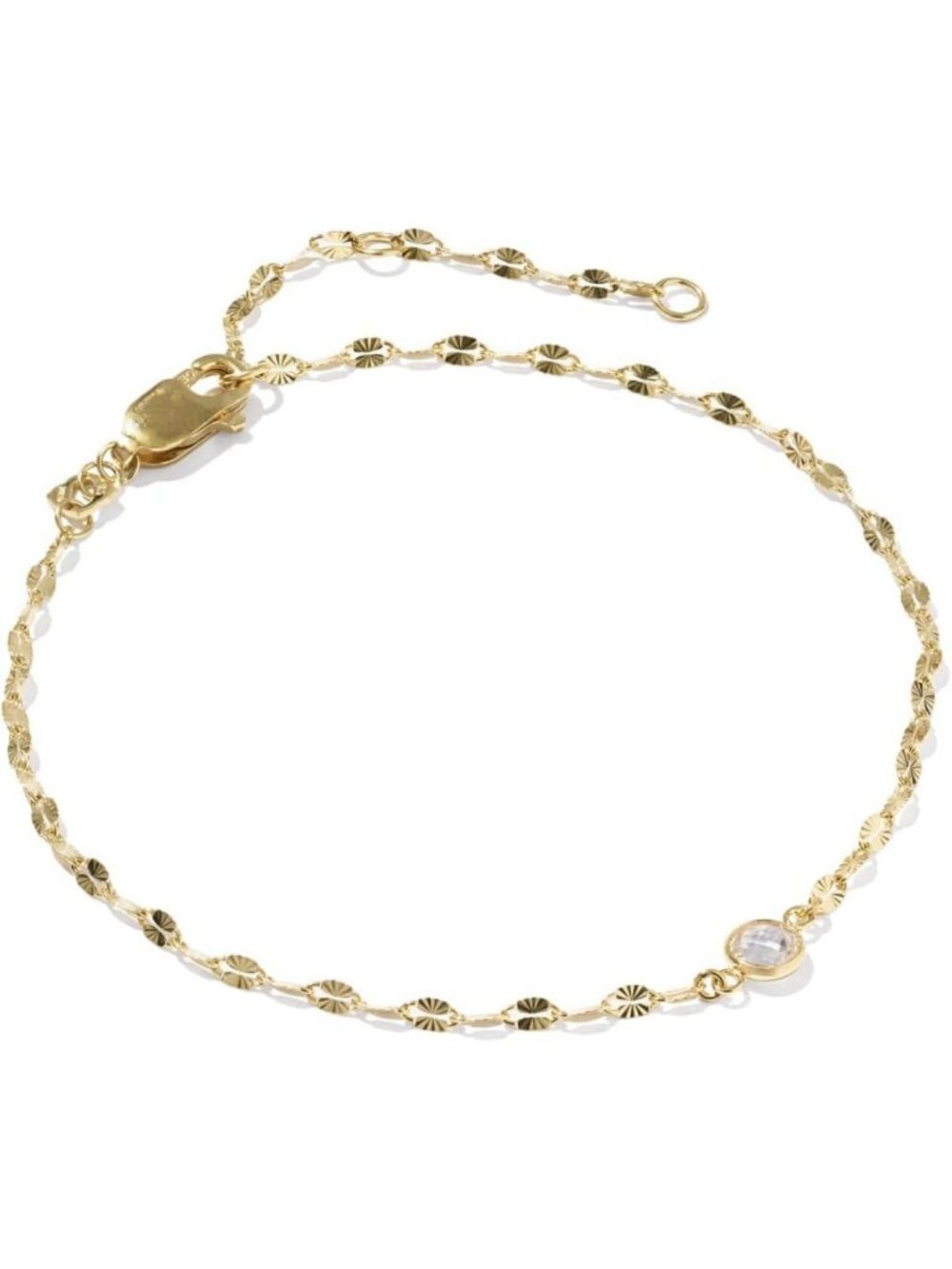 Elegant 14K Gold-Filled Sunburst Chain Bracelet - Dainty Jewelry for Women